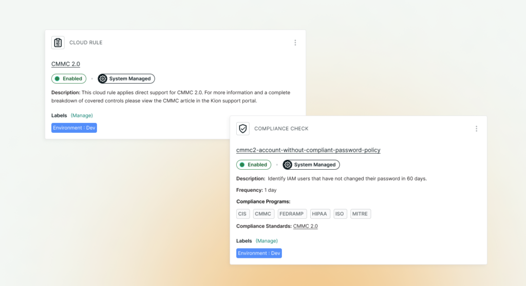 Cloud Rules and Compliance Checks
