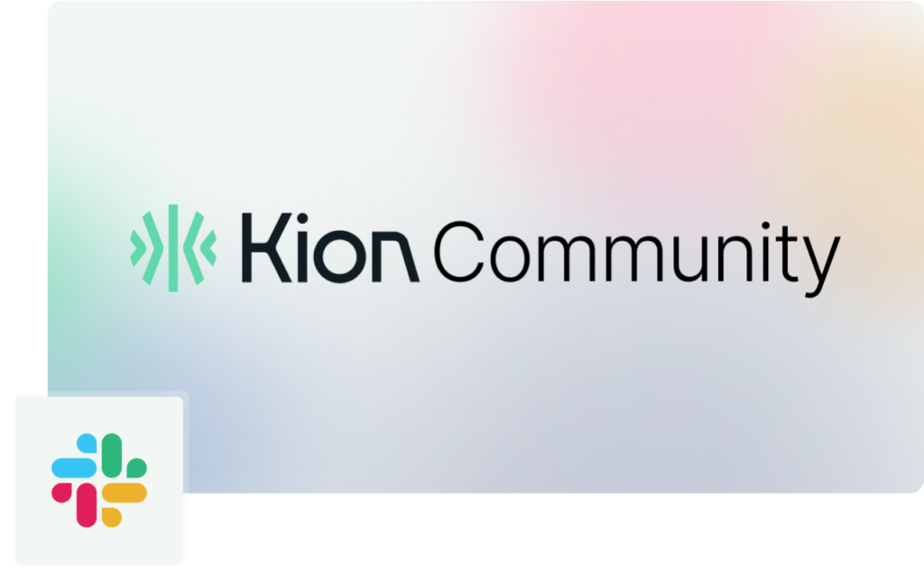 Kion Slack Community