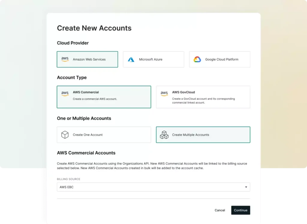 Preconfigured Accounts