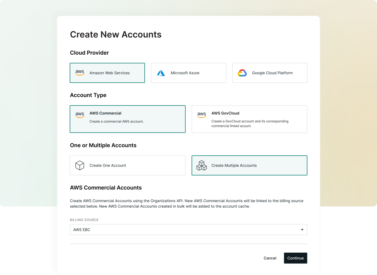 Automate Account Creation Kion
